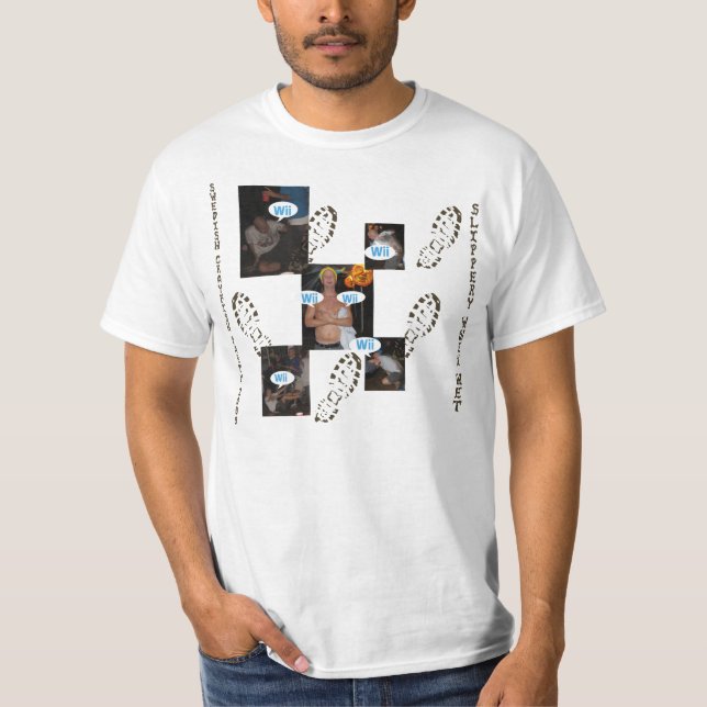 Slippery When Wet Simple T T-Shirt (Front)