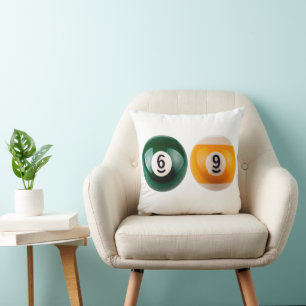 SlipperyJoe 69 hard pool table two billiard balls  Cushion