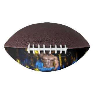 SlipperyJoe black muscular man sexy shirtless conf American Football