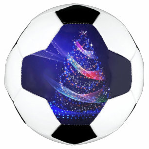 SlipperyJoe Christmas tree digital translucent red Football