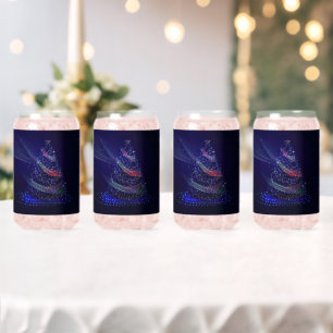 SlipperyJoe digitally rendered Christmas tree beau Can Glass