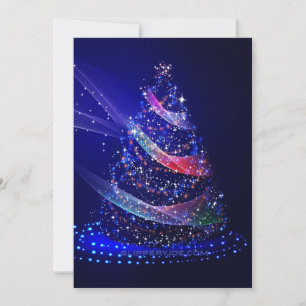 SlipperyJoe digitally rendered Christmas tree beau Holiday Card