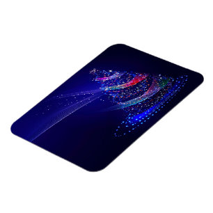 SlipperyJoe digitally rendered Christmas tree beau Magnet