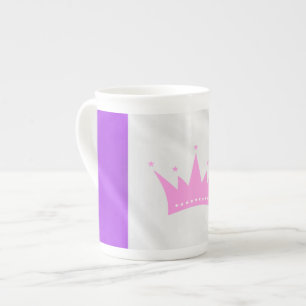 SlipperyJoe drag pride flag purple white blue crow Bone China Mug