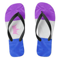 SlipperyJoe drag pride flag purple white blue crow