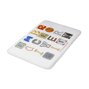 SlipperyJoe embrace diversity metaphor LGBTQIA glo Bath Mat