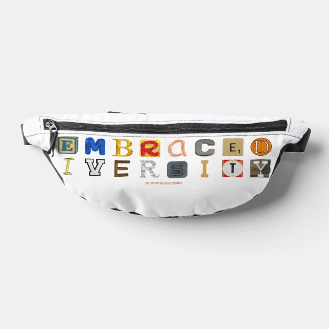 SlipperyJoe embrace diversity metaphor LGBTQIA glo Bum Bags (Lay Down)