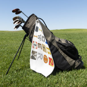 SlipperyJoe embrace diversity metaphor LGBTQIA glo Golf Towel