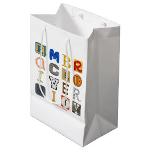 SlipperyJoe embrace diversity metaphor LGBTQIA glo Medium Gift Bag