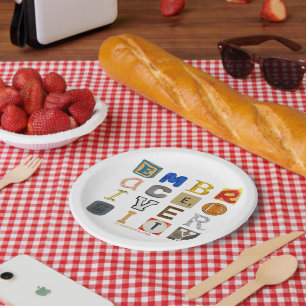 SlipperyJoe embrace diversity metaphor LGBTQIA glo Paper Plate