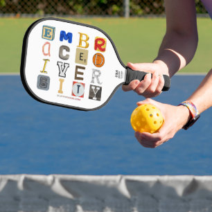 SlipperyJoe embrace diversity metaphor LGBTQIA glo Pickleball Paddle