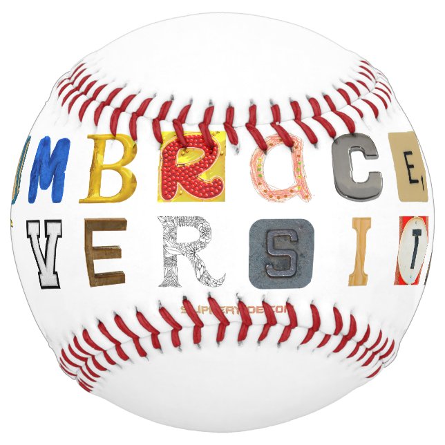 SlipperyJoe embrace diversity metaphor LGBTQIA glo Softball (Front)