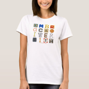 SlipperyJoe embrace diversity metaphor LGBTQIA glo T-Shirt