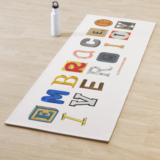 SlipperyJoe embrace diversity metaphor LGBTQIA glo Yoga Mat (In Situ)