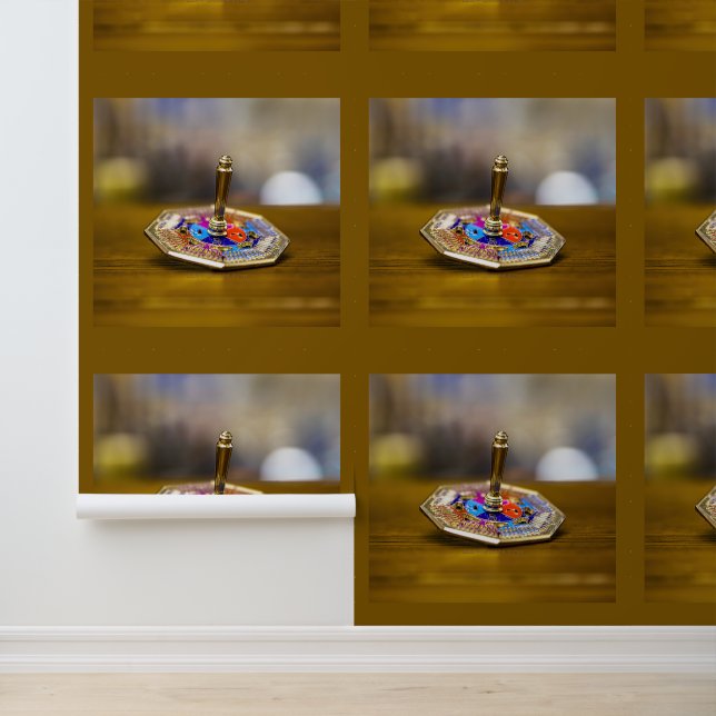 SlipperyJoe Hanukkah dreidel gift octagonal base b Wallpaper (Application)