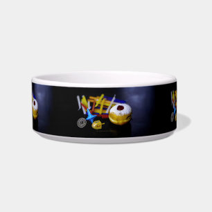 SlipperyJoe Hanukkah symbolic still life holiday e Bowl