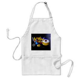 SlipperyJoe Hanukkah symbolic still life holiday e Standard Apron