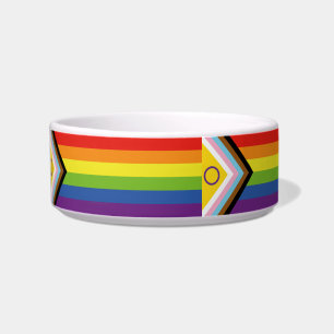 SlipperyJoe Intersex Progress Pride Flag rainbow s Bowl