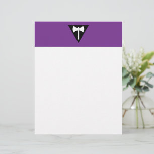 SlipperyJoe lesbian pride flag powerful gay femini Custom Letterhead