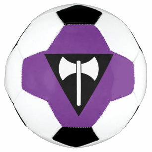 SlipperyJoe lesbian pride flag powerful gay femini Football
