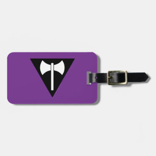 SlipperyJoe lesbian pride flag powerful gay femini Luggage Tag