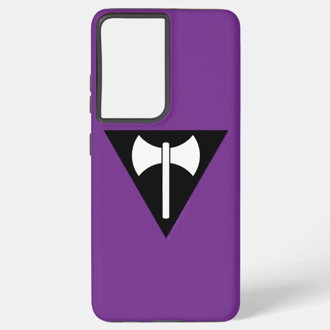 SlipperyJoe lesbian pride flag powerful gay femini Samsung Galaxy S21 Ultra Case (Back)