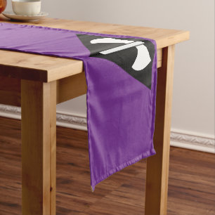 SlipperyJoe lesbian pride flag powerful gay femini Short Table Runner