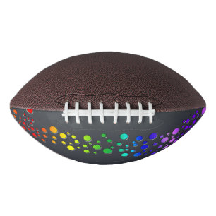 SlipperyJoe love bubbles red orange yellow green c American Football