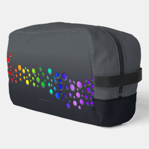 SlipperyJoe love bubbles red orange yellow green c Dopp Kit