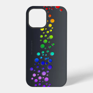 SlipperyJoe love bubbles red orange yellow green c iPhone 12 Pro Case