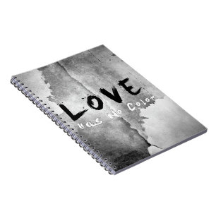 SlipperyJoe love has no colour race skin-tone boun Notebook