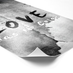 SlipperyJoe love has no colour race skin-tone boun Photo Print