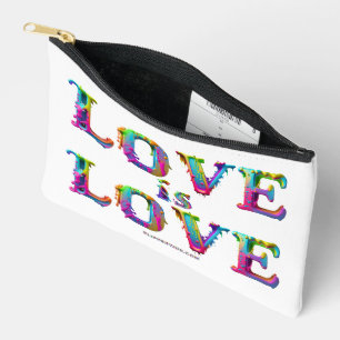 SlipperyJoe love is love dripping melting dynamic Accessory Pouch