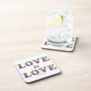 SlipperyJoe love is love dripping melting dynamic  Coaster
