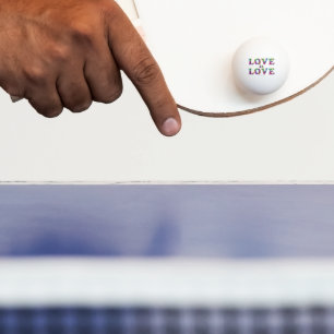 SlipperyJoe love is love dripping melting dynamic  Ping Pong Ball