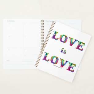 SlipperyJoe love is love dripping melting dynamic  Planner