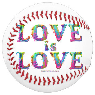 SlipperyJoe love is love dripping melting dynamic  Softball