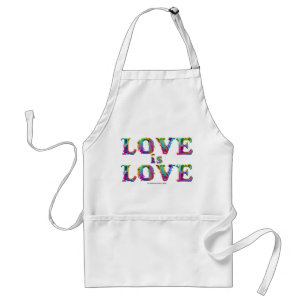 SlipperyJoe love is love dripping melting dynamic  Standard Apron