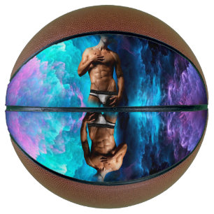 SlipperyJoe muscular man underwear bulge vibrant h Basketball