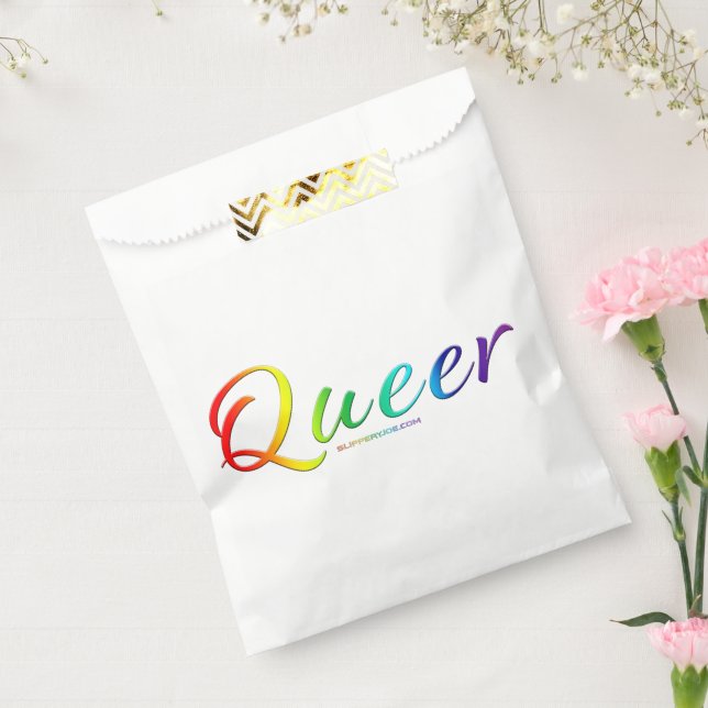 SlipperyJoe queer pride colours bold and celebrato Favour Bags (Sealed)