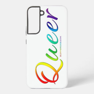 SlipperyJoe queer pride colours bold and celebrato Samsung Galaxy Case