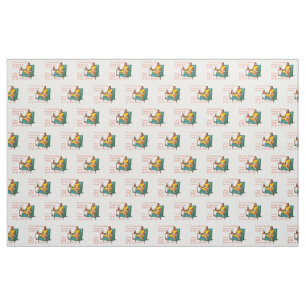 SlipperyJoe socialising drinking party vintage wom Fabric