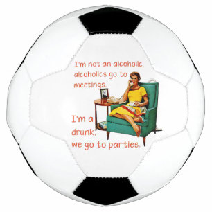 SlipperyJoe socialising drinking party vintage wom Football