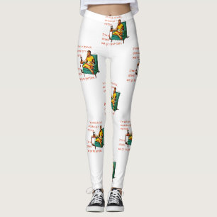SlipperyJoe socialising drinking party vintage wom Leggings