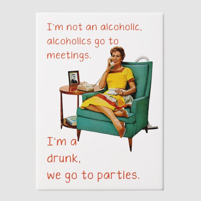 SlipperyJoe socialising drinking party vintage wom Vellum Invitations (Front)