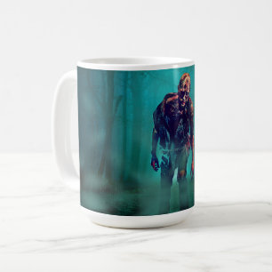 SlipperyJoe terrifying zombie figure isolated omin Coffee Mug