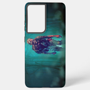 SlipperyJoe terrifying zombie figure isolated omin Samsung Galaxy Case
