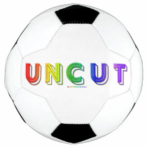 SlipperyJoe uncut vibrant lively neon rainbow ener Football