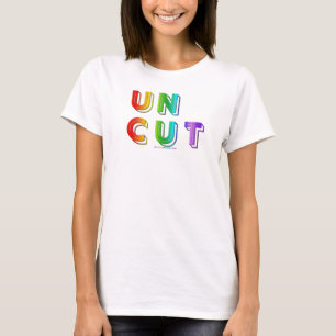 SlipperyJoe uncut vibrant lively neon rainbow ener T-Shirt