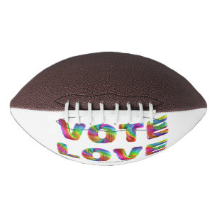 SlipperyJoe vote love equality rainbow-coloured fu American Football